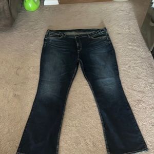 Maurices silver jeans size 24